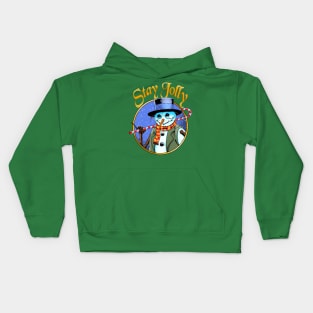 Stay Jolly Frosty Kids Hoodie